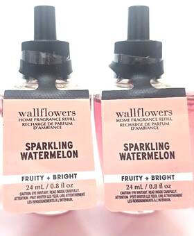Bath & Body Works 667659358489 Sparkling Watermelon 2 Wallflowers Honeydew Cantaloupe Notes New