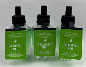 Bath & Body Works 667659358717 3 And Eucalyptus Mint Wallflowers Home Fragrance Refills