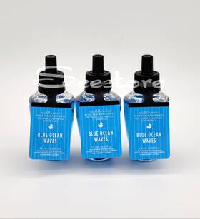 Bath & Body Works 667659358724 And Blue Ocean Waves Wallflowers Fragrance Refill Bulb Set Of 3