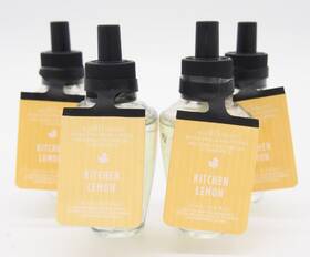 Bath & Body Works 667659358731 4 And Kitchen Lemon Wallflower Refill Bulb 0.8oz Lot New