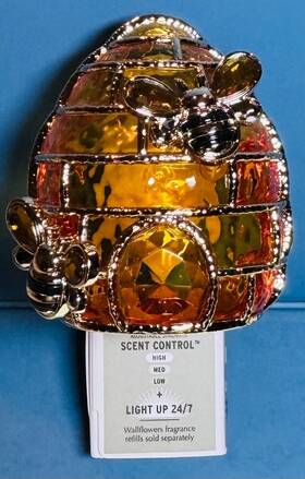 Bath & Body Works 667659360116 New Stained Glass Beehive Scent Control Wallflower Plug And
