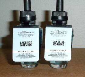 Bath & Body Works 667659361809 Lot Of 2 Wallflowers Lakeside Morning Fragrance Refill Bulbs Fresh And Clean