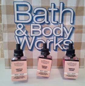 Bath & Body Works 667659361854 3 And Tropical Cherry Wallflowers Home Fragrance Refills