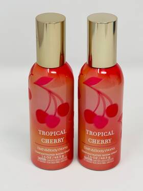 Bath & Body Works 667659364541 2 And Tropical Cherry Room Spray 1.2 Oz / 4.6 G New