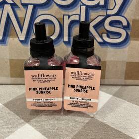 Bath & Body Works 667659366620 2 And Pink Pineapple Sunrise Wallflowers Refills Lot Of