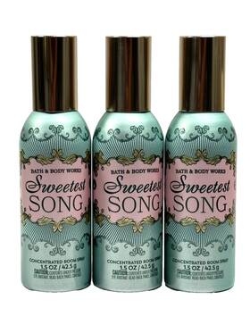 Bath & Body Works 667659369393 3x And Sweetest Song Fragrance 1.5 Oz Concentrated Room Spray New