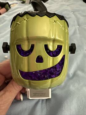 Bath & Body Works 667659369508 And Franken Pumpkin Wallflowers Halloween 2025 Lt Up Plug In Unit