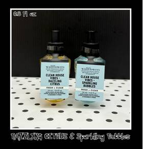 Bath & Body Works 667659370207 2 Wallflowers Fragrance Refill 0.8 Fl Oz Sparkling Bubble And Dazzling Citrus Nwt