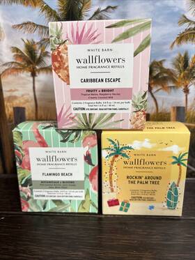 Bath & Body Works 667659391127 Wallflower Refills Caribbean Escape/flamingo Beach/rockin Around The