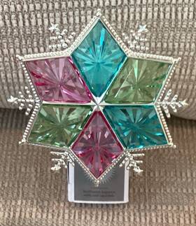 Bath & Body Works 667659399284 And Colorful Snowflake Nightlight Wallflowers Fragrance Plug New