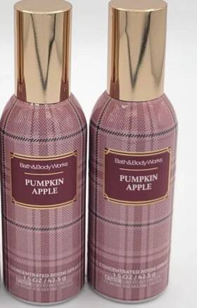 Bath & Body Works 667659403097 2x And Pumpkin Apple Concentrated Room Spray New Free Ship