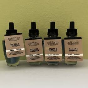Bath & Body Works 667659419029 4 And Balsam Firewood Wallflowers Refill Bulb Sealed