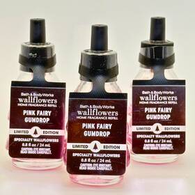 Bath & Body Works 667659419067 And Pink Fairy Gumdrop Wallflower Refills 3-pack Limited Edition