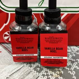 Bath & Body Works 667659429479 2 And Vanilla Bean Noel Wallflowers Refills Lot Of Yum