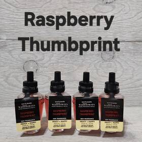 Bath & Body Works 667659429721 And Raspberry Thumbprint Wallflowers Fragrance Refills X4