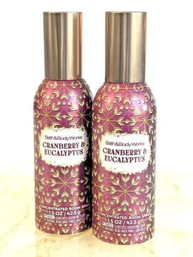 Bath & Body Works 667659433636 And Cranberry Eucalyptus Room Spray 1.5 Oz. Oty 2