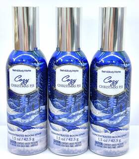 Bath & Body Works 667659433728 3 And Cozy Christmas Pjs Concentrated Room Spray Fragrance 1.5 Oz
