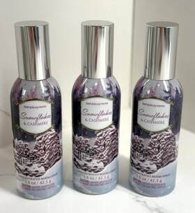 Bath & Body Works 667659433735 3 New And Snowflakes Cashmere Concentrated Room Spray 1.5 Oz