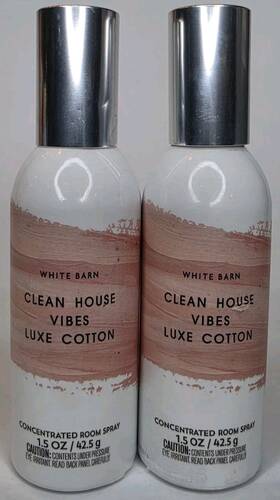 Bath & Body Works 667659439157 2 And White Barn Clean House Vibes Luxe Cotton Concentrated Room