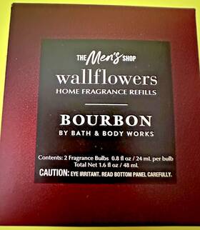 Bath & Body Works 667659444144 Bourbon Wallflowers Fragrance Refill 2 Pk Kentucky Oak Fast Ship