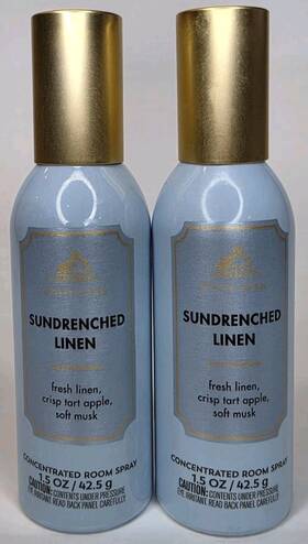 Bath & Body Works 667659448401 2 And White Barn Sundrenched Linen Concentrated Room Spray 1.5 Oz