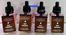 8687 Bath & Body Works And Coco Paradise Wallflowers Refill Bulbs X 4