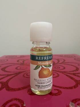 Bath & Body Works 886860073190 And Mandarin Refresh Home Fragrance Oil 0.33 Oz Yankee Candle Rare