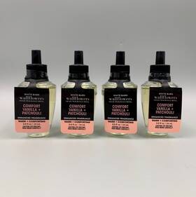 9038 Bath & Body Works And Comfort Vanilla Patchouli Wallflower Fragrance Bulbs S/4