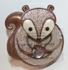 Bath Body Works Brown Sparkly Squirrel Acorn Scentportable Holder Visor Clip Car 0667542079965