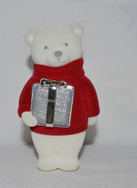 H104536 Bath & Body Works And Work Wall Flowers Christmas Polar Bear