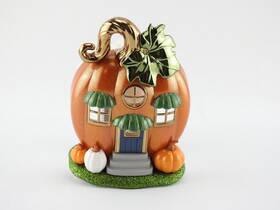H229802 Bath & Body Works New Pumpkin House Fall Wallflower Plug Halloween Nightlight