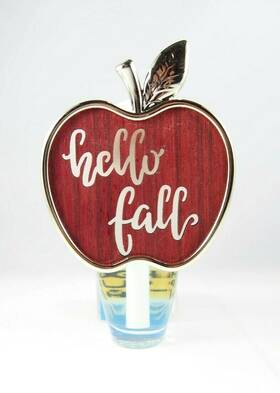 Bath & Body Works Home 667553847508 1 Autumn Hello Fall Red Gold Apple Light Up Wallflower Plugin