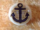 Bath Body Works Navy Glitter Anchor Scentportable Unit Car Visor Clip Holder 0667541637487