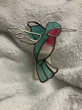 Bath & Body Works Wallflower 667552183096 And Work Spring Blue Pink Hummingbird Light Up 24/7 Plug In