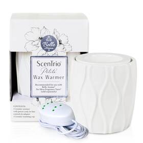 Belle Aroma 630651911419 Scentrio Ceramic Electric Wax Warmer Personalized Timer Temperature Con