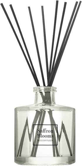 1901734 Bellevue Reed Diffuser Set Saffron Blooms Midnight Fig Leather Ember 3 Pack