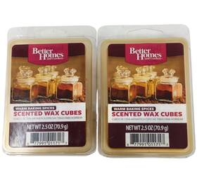 Better Homes 877991011717 2 Pk. Scented Discontinued Warm Baking Spices Wax Melts Cubes 2.5oz