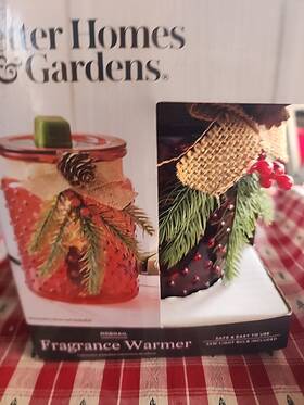Better Homes And Garden 843283102906 New Gardens Full Size Fragrance Wax Warmer Mason Jar Hobnail Nib