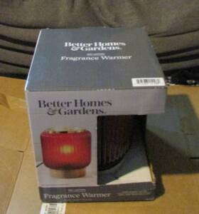 Better Homes And Gardens 843283151089 Red Lantern Electric Fragrance Wax Warmer Glass Light Up