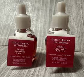 Better Homes And Gardens 843283161408 2 Fresh Orchard Apple Fragrance Plug Oil Refills New