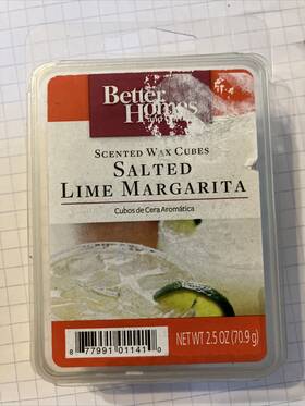 Better Homes And Gardens 877991011410 Salted Lime Margarita Wax Cubes-1pack 2.5 Oz Total