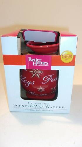 Better Homes And Gardens 877991015029 2012 Christmas Limited Edition Scented Wax Warmer Nos
