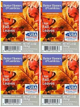 Better Homes & Gardens 320603611740 And Crisp Fall Leaves Wax Cubes - 4-pack