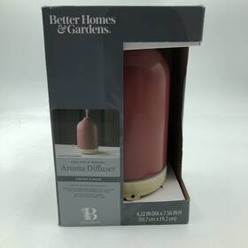 Better Homes & Gardens 721366024379 Cool Mist Ultrasonic Aroma Diffuser-ceramic And Wood By