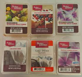 Better Homes & Gardens 843283118631 Lot Of 6 And Scented Wax Cubes Assorted Nos Open See Read