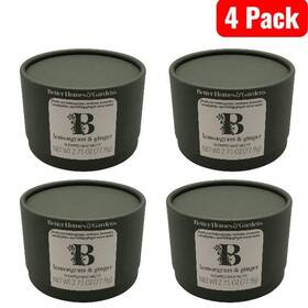Better Homes & Gardens 843283140342 4 Pack And Lemongrass Ginger Oil Infused Wax Melts 2.75 Oz