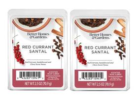 Better Homes & Gardens 843283159412 And Scented Wax Cubes Red Currant Santal - 2 Pack