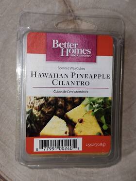 Better Homes & Gardens 877991002401 And Scented Wax Cubes 2.5oz -hawaiian Pineapple Cilantro-new