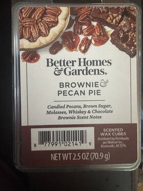 Better Homes & Gardens 877991021419 4 And Scented Wax Cubes Disc Nos Brownie Pecan Pie