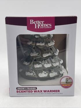 Better Homes & Gardens 877991046337 2015 And Snowy Frazier Christmas Tree Scented Wax Warmer Nwt